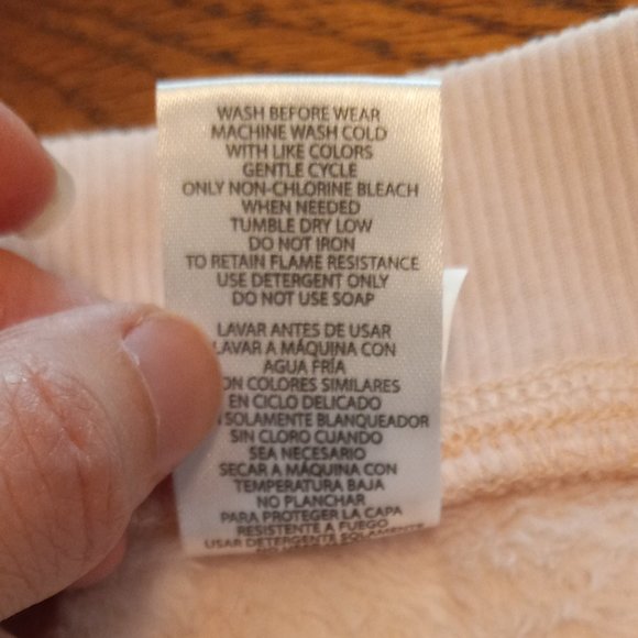 NWOT Pale Pink Sherpa Jogger/Sweatpant - Picture 7 of 8